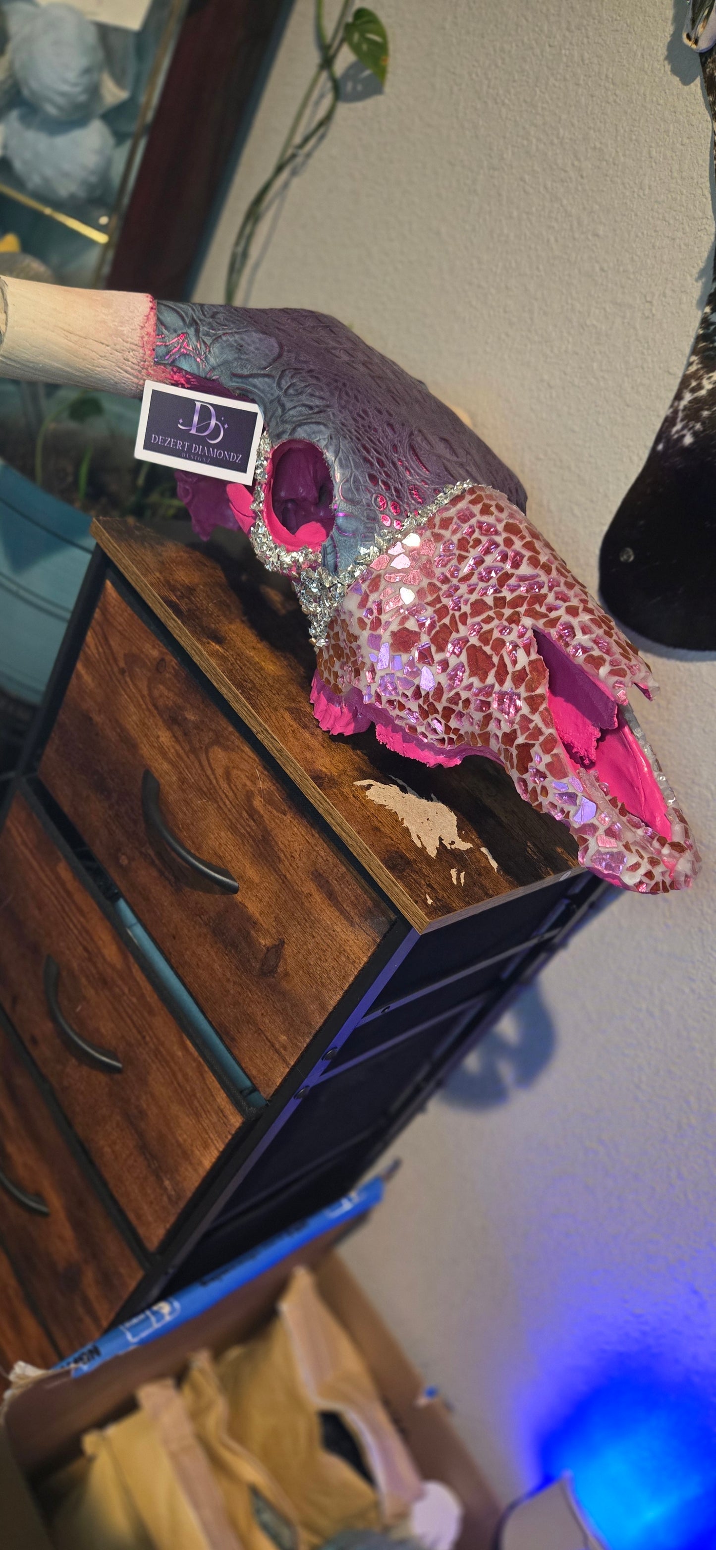 Pink Gator Lady